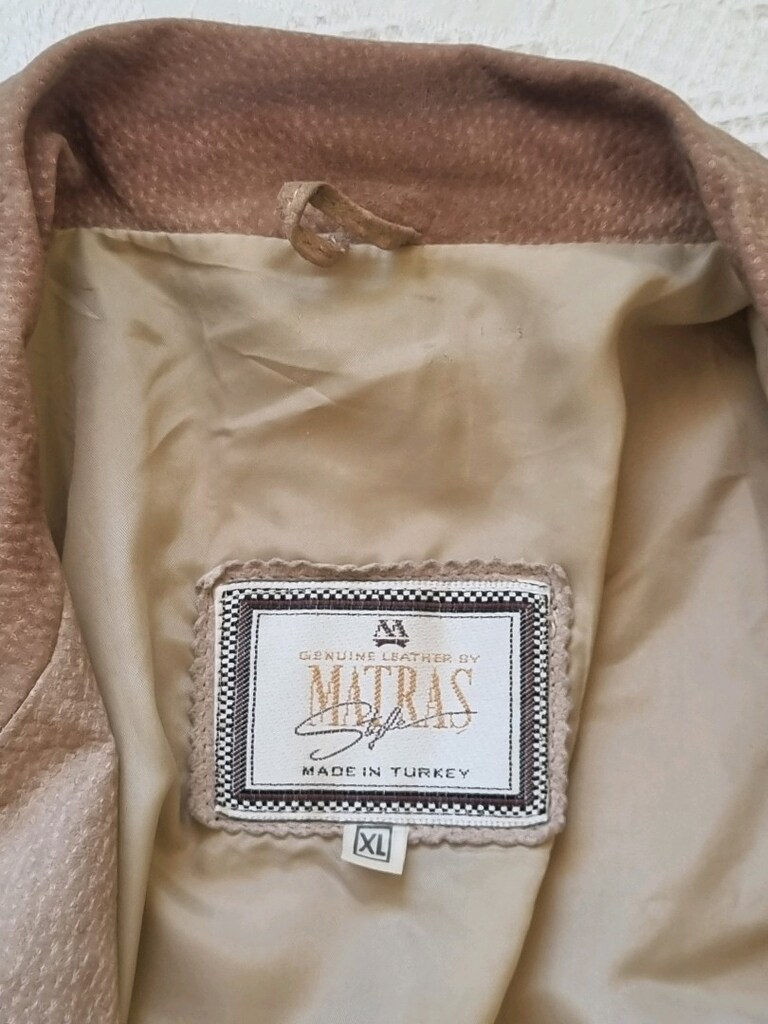 Vintage Nubuk Matraş L beden Erkek - 5