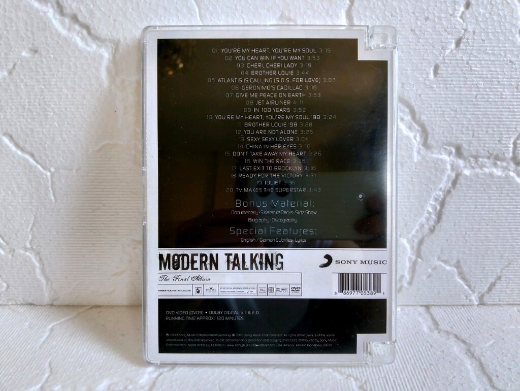 MODERN TALKING - THE FINAL ALBUM - DVD 2003 - 4
