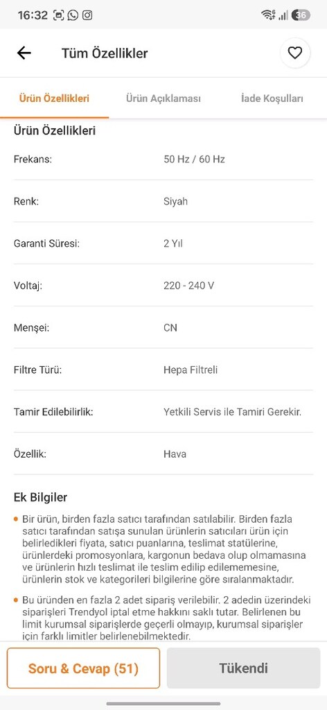 bissell air 220 hava temizleyici - 6