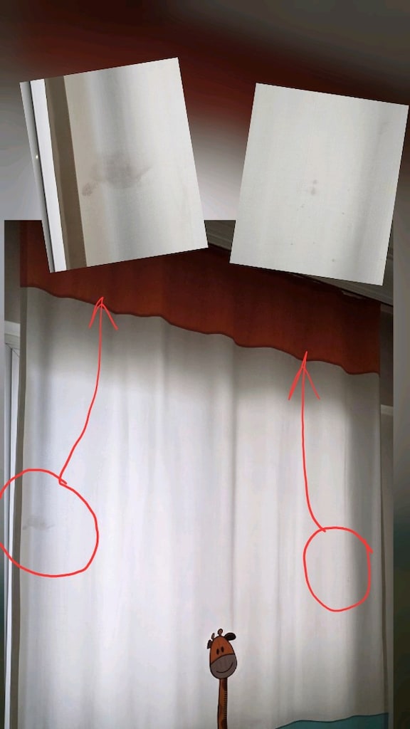 Renkli Zürafa Desenli Çocuk Odası Perdesi - 6
