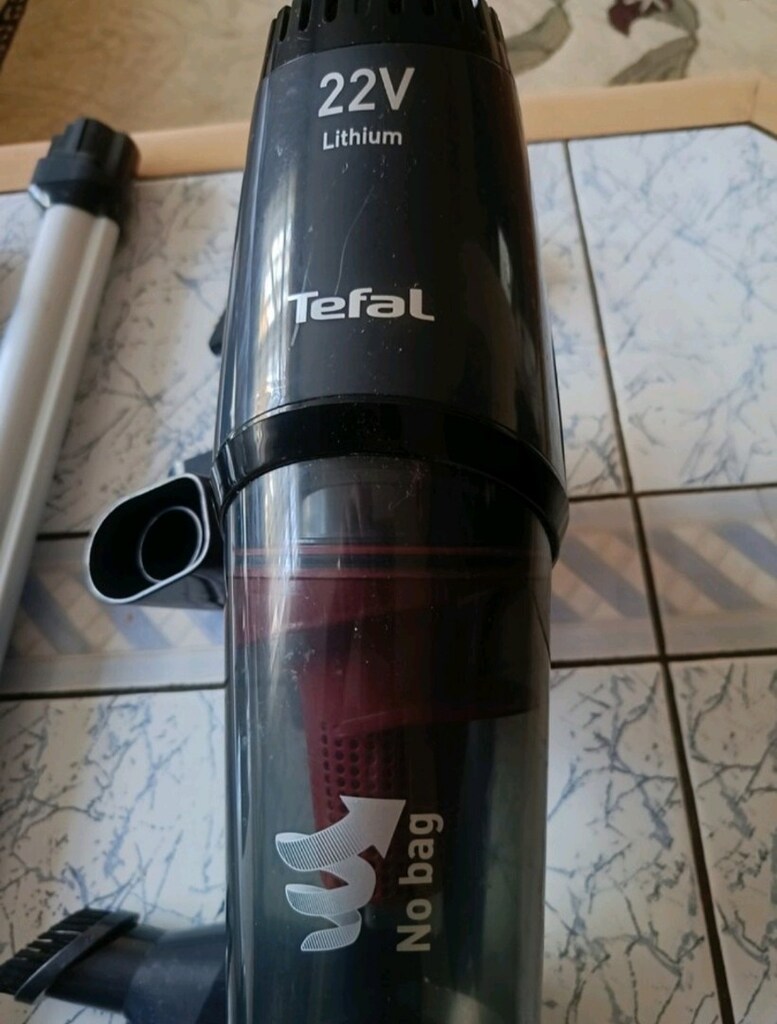 Siyah Kablosuz tefal jarzlı Dikey Elektrikli Süpürge - 4