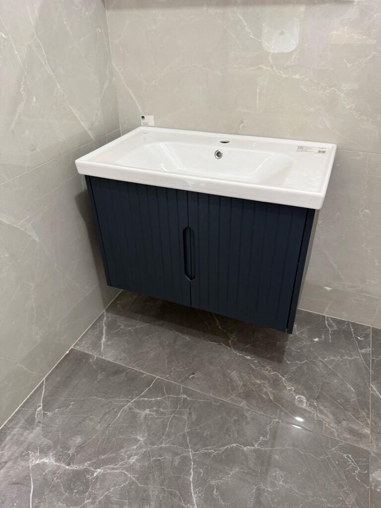 Os 80 cm tamamen lake banyo dolabı takımı - 5