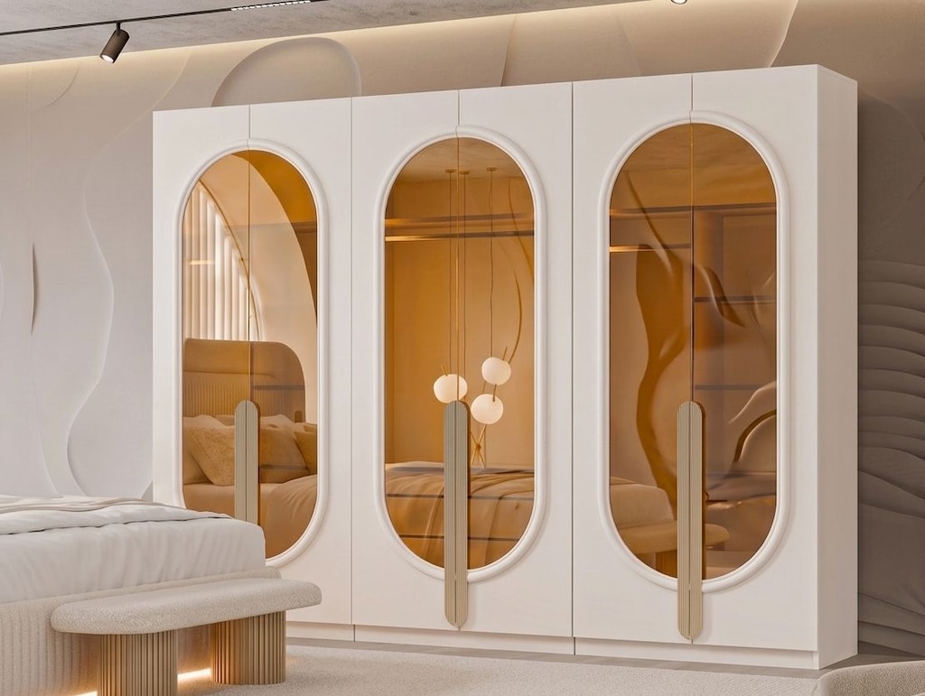 Sıfır, %100 MDF , 6 Kapılı Gardırop - Aytaşı - 5