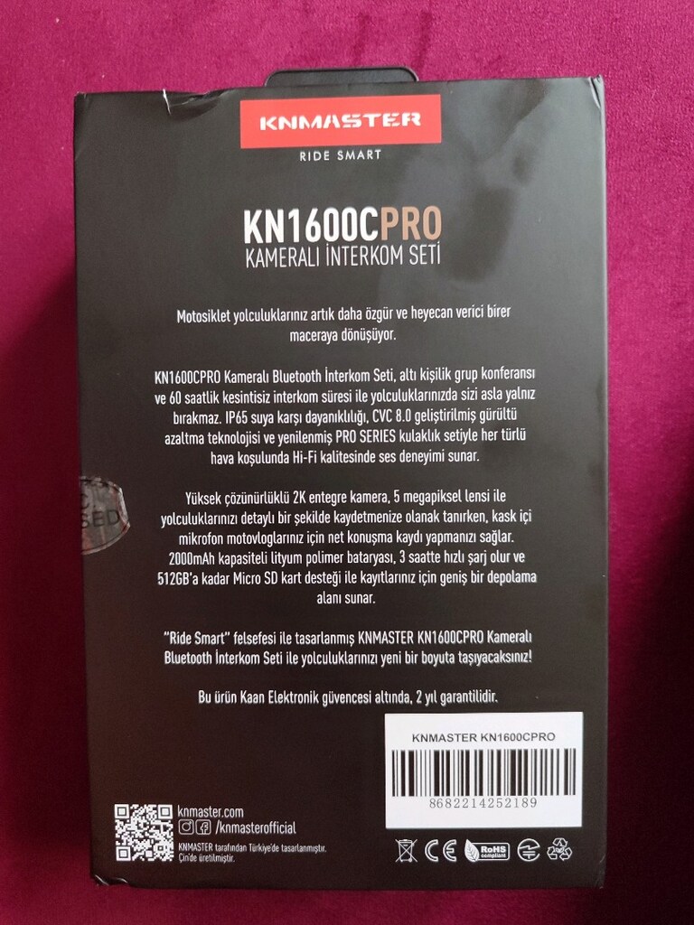 KN1600C PRO KAMERALI İNTERKOM SETİ - 8