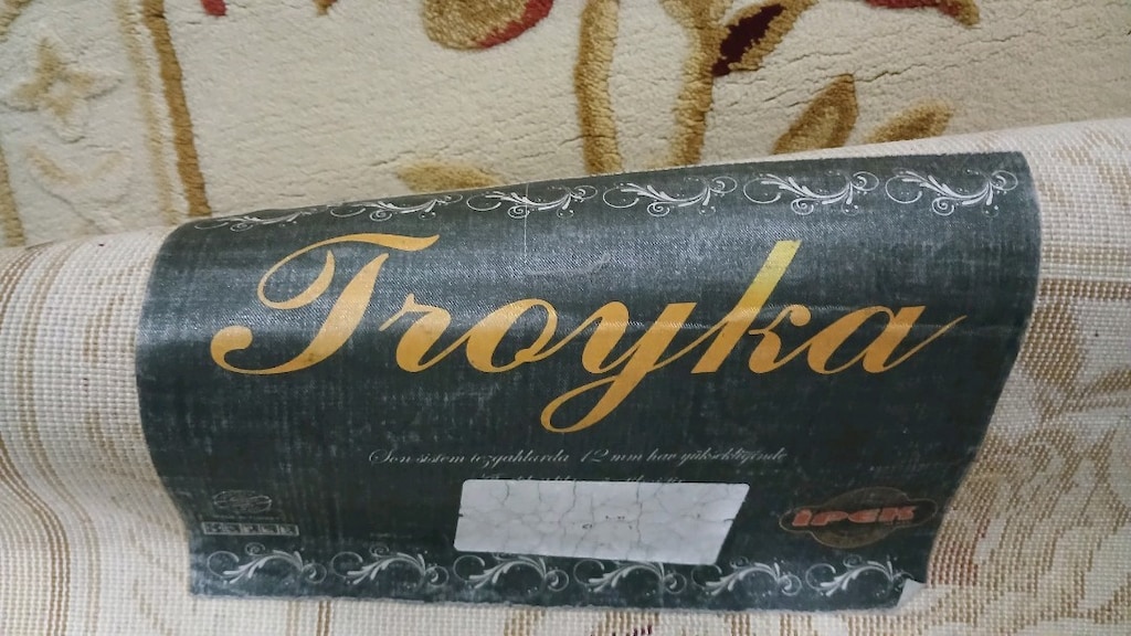FIRSAT! 6 m² İpek Mekik Halı Troyka Kabartmalı Salon Halısı - 3