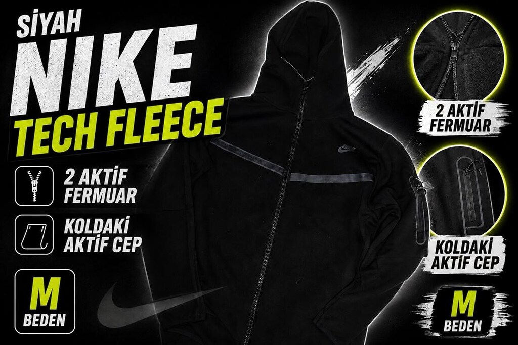 Nike Tech Fleece Siyah