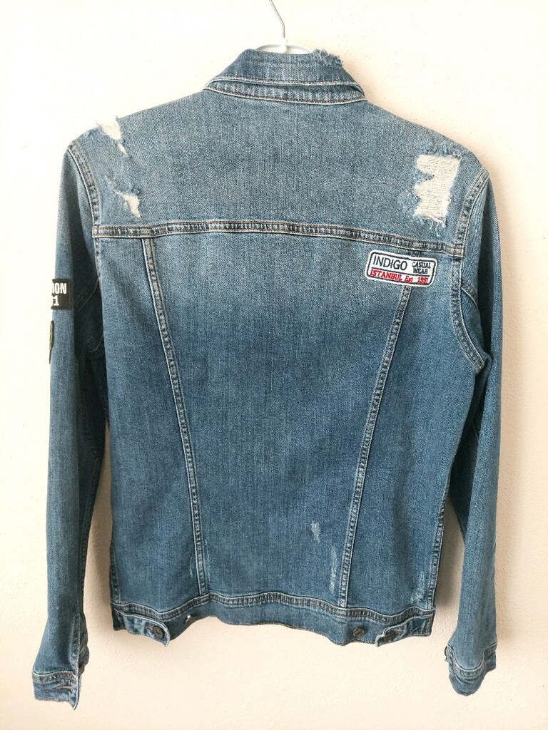 MAVİ JEANS VİNTAGE erkek kot ceket - 5