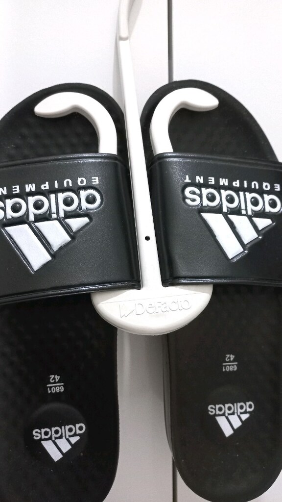 Adidas Siyah Terlik Rahat ve Şık Yazlık Model - 10