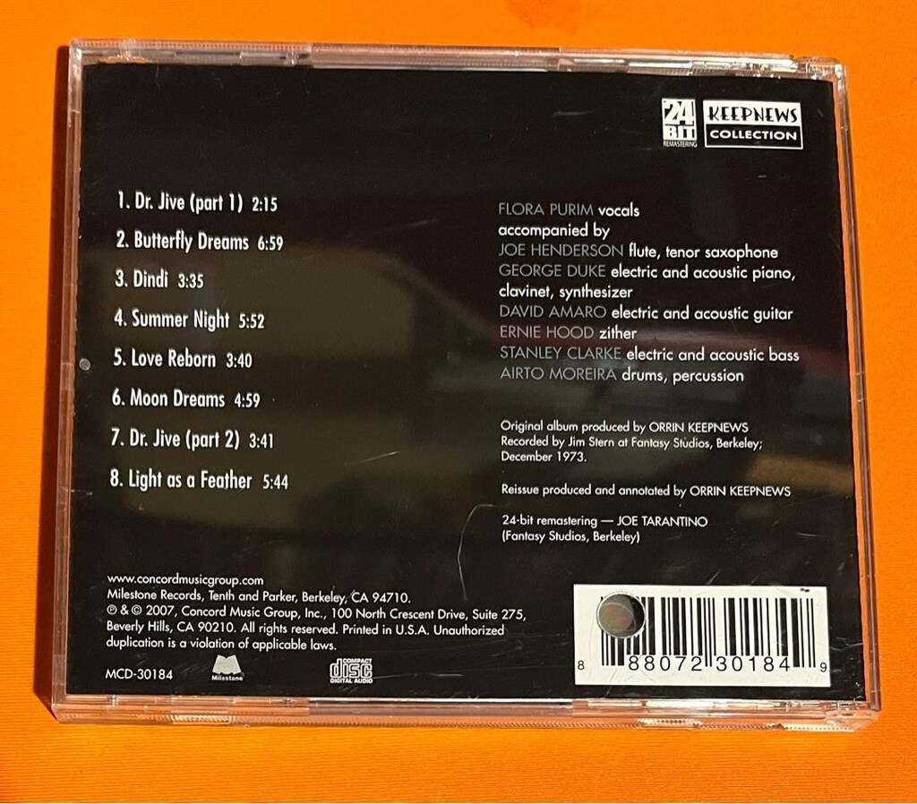 Flora Purim - Butterfly Dreams - Jazz Cd - 4
