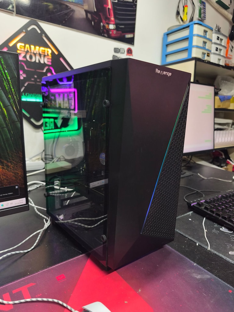 FULL TAKIM PC i5 3470-8GB-256GB SSD-GTX 1030 2GB-24 İNC 200 Hz Monitör - 6
