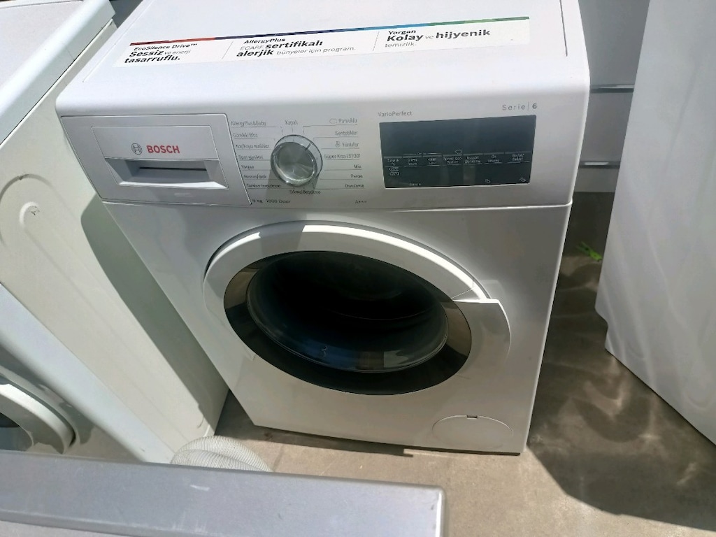 Bosch Serie 6 9 kg tertemiz sessiz yeni gibi Çamaşır Makinesi - 6