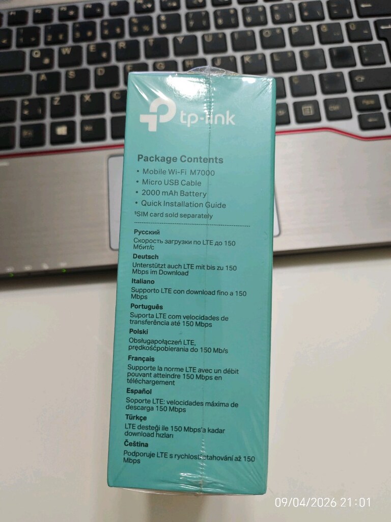 TP-Link M7000 4G LTE Mobile Wi-Fi Modem - 3