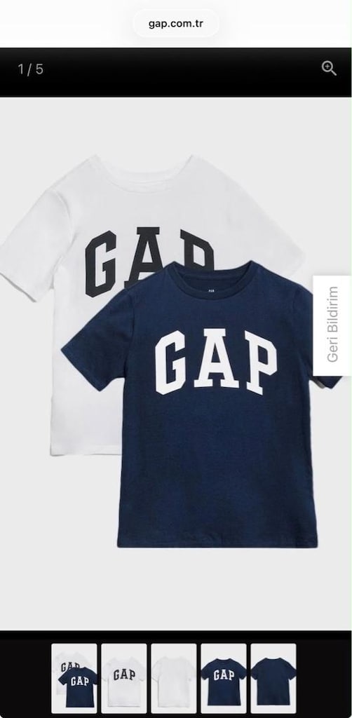 GAP 2’li erkek çocuk tişört
