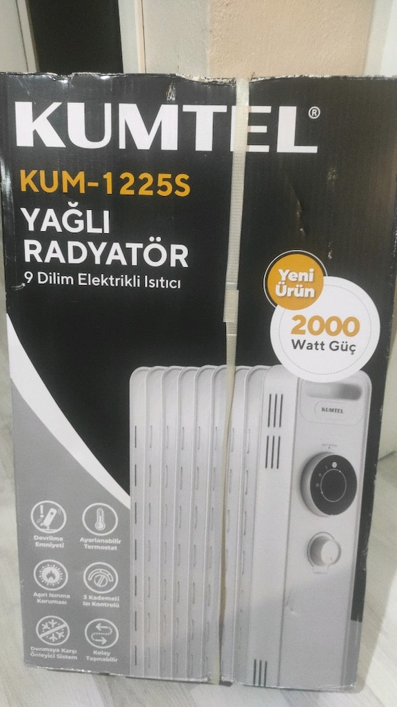 Yağlı radyatör ısıtıcı kumtel - 2