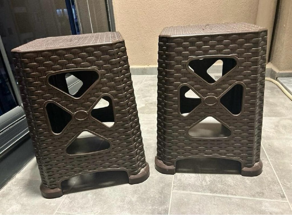 Rattan Masa 2 Sandalye 2 Tabure - 7