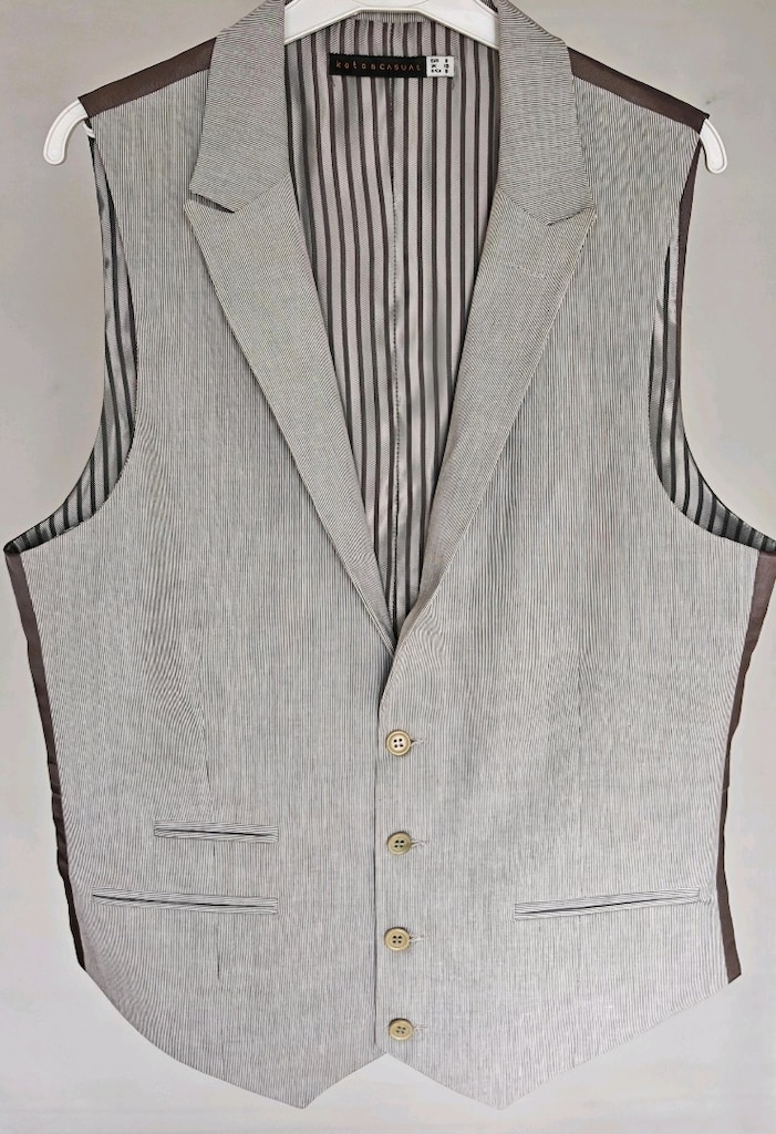 KOTON CASUAL GRİ ERKEK YELEK