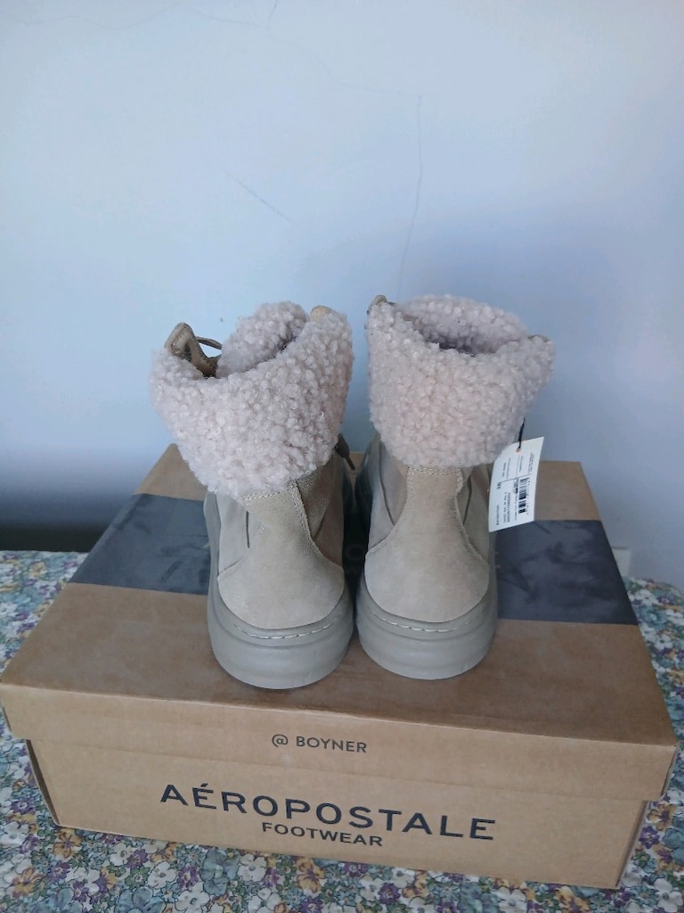 Aeropostale Deri+Tekstil Bejj Kadın Bot Cadız 38 numara - 5