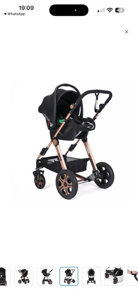 E bebek baby plus canyon travel sistem bebek arabası - 4