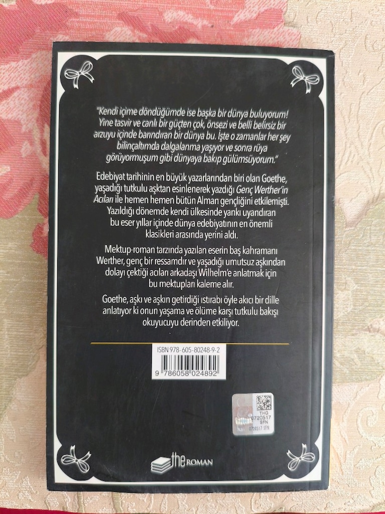 Genç Werther'in Açıları Kitabı İzmir - 2
