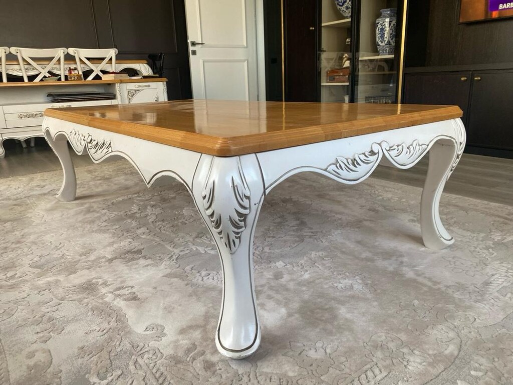 ahşap el oyması salon takımı - 2