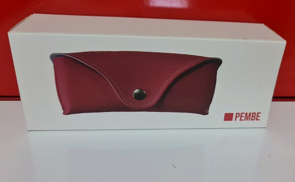 Atasun DERİ Optik güneş gözlüğü kılıfı. PEMBE, SIFIR Orijinal - 4