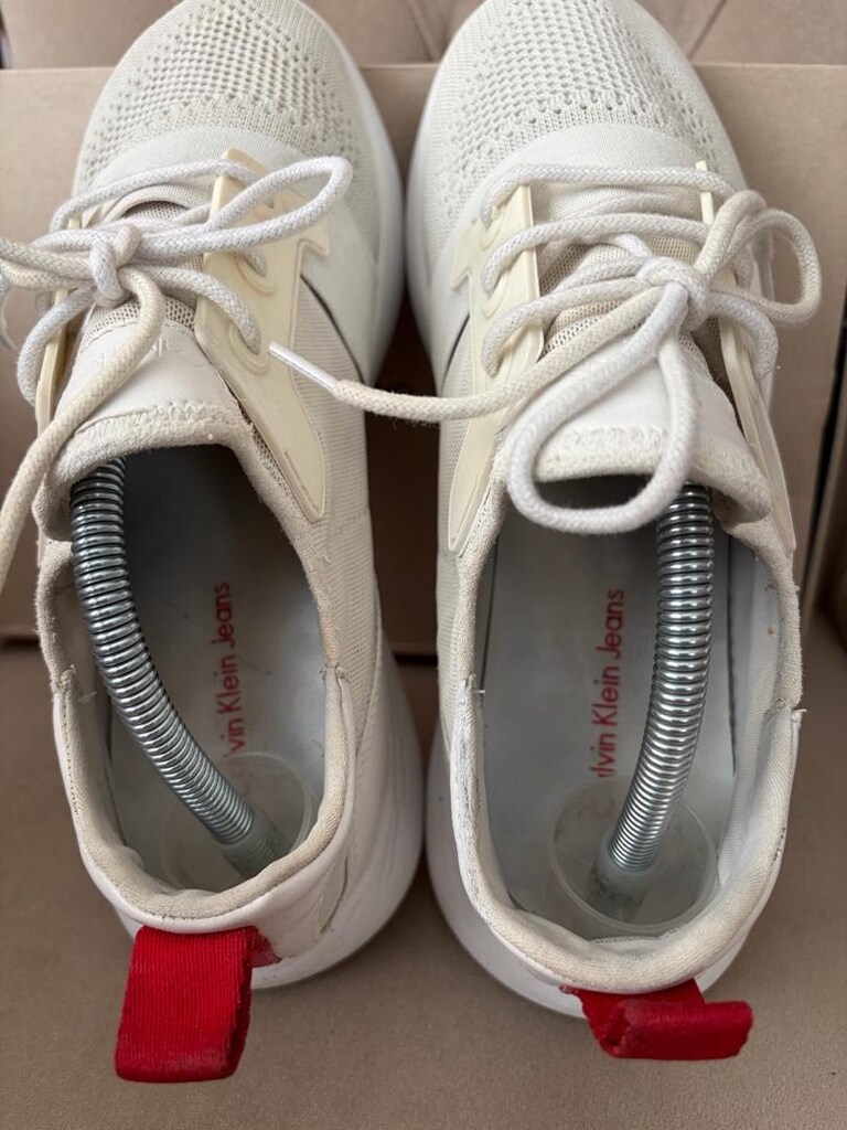 Calvin klein ayakkabı beyaz 43 numara - 13