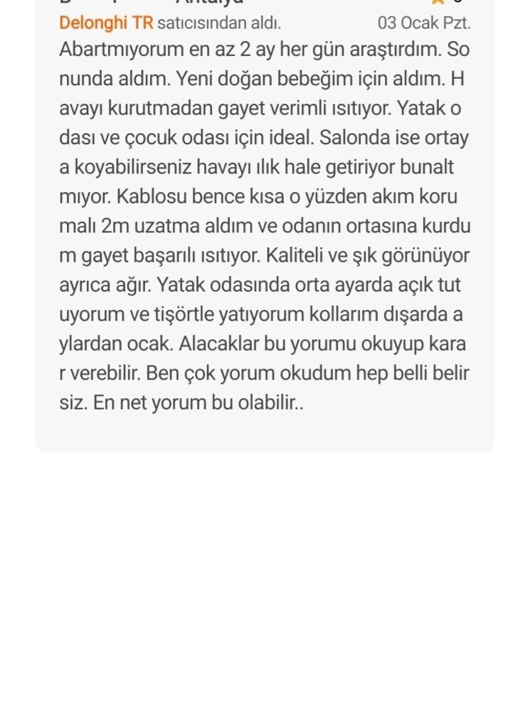 Delonghi Dragon Trd4 0820E dijital ekran 8 dilm yağlı radyatör ısıtıcı - 17