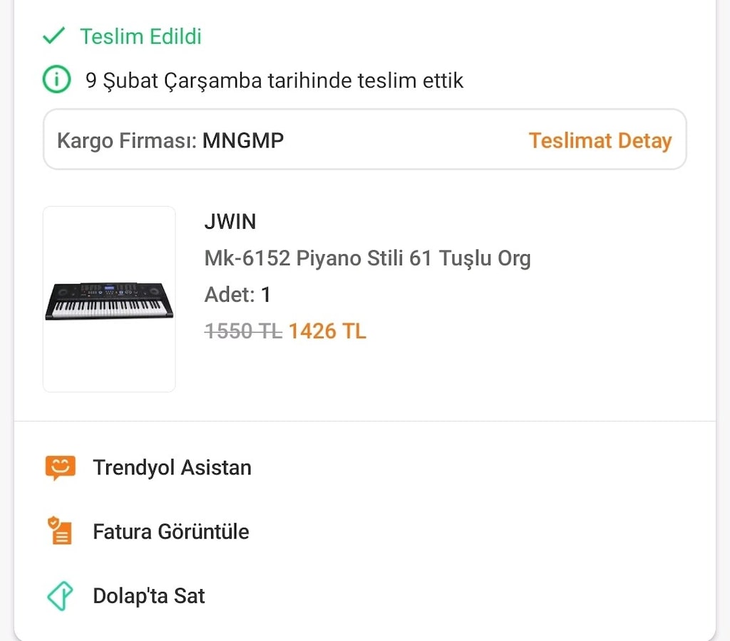 JWIN MK-6152 61 Tuşlu Org + Nota Sehpası + X Stand - 8