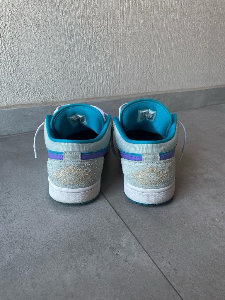 Nike Air Jordan 1 Low SE Aquatone Mor Mavi DX4334-300 EU45 Orijinal - 5