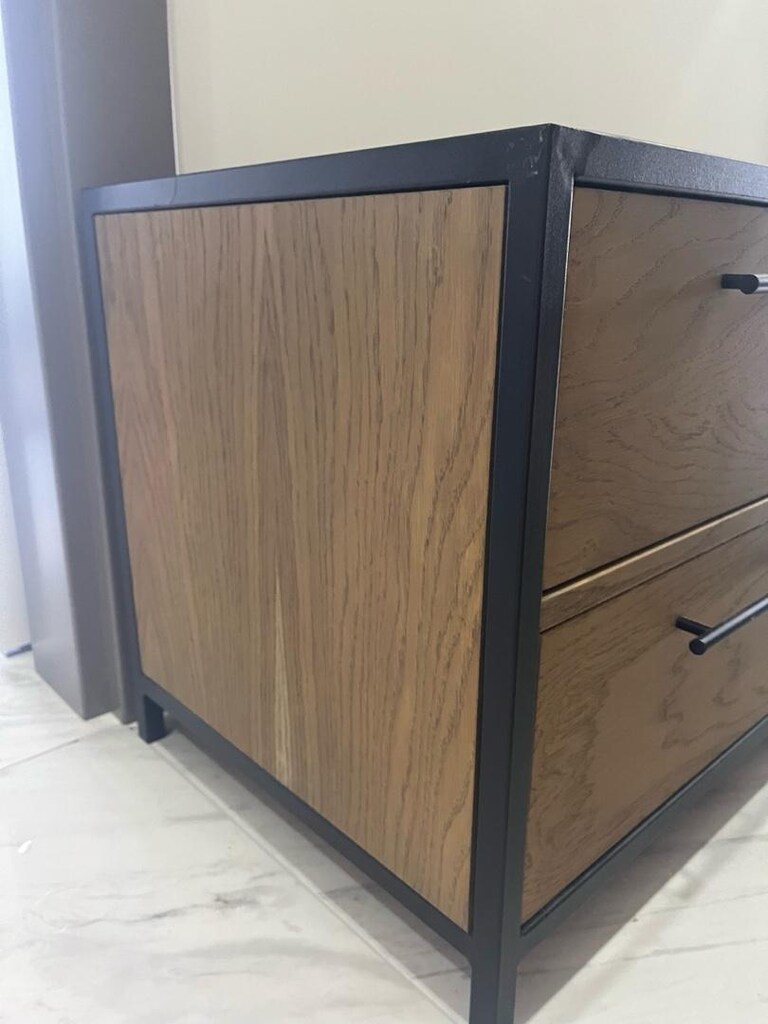 mudo concept ahşap ferforje tv sehpasi - 4