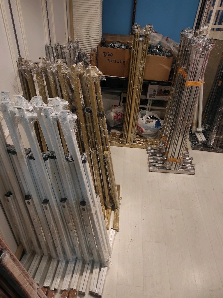 Elbise Askılığı Stand Eşek,Konfeksiyon Askısı Standı Mağaza Eşeği Stan - 16