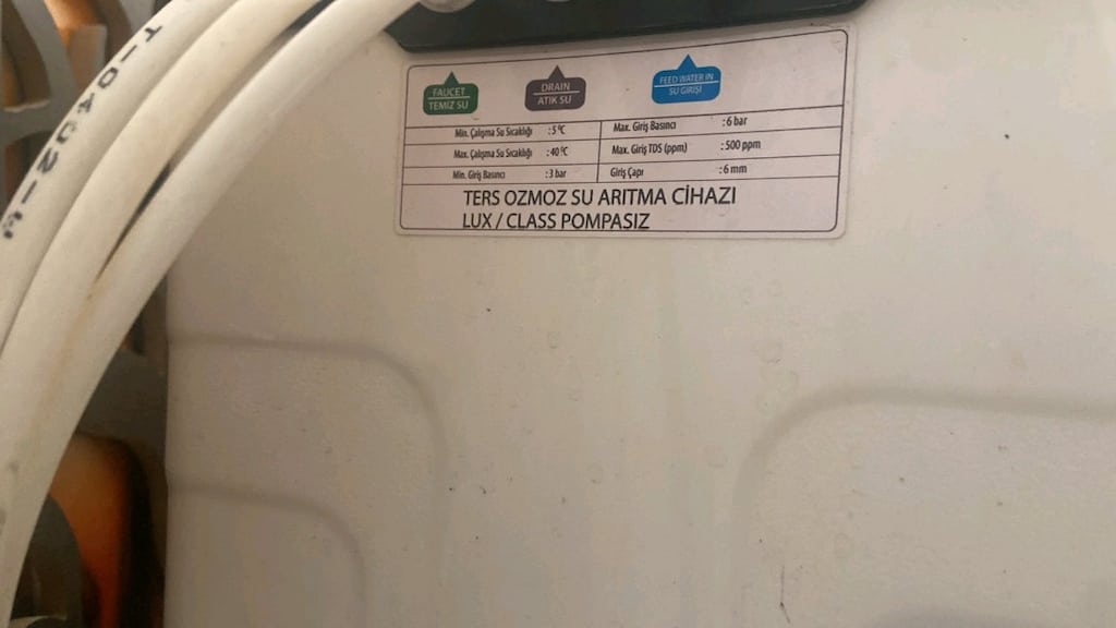 80 GPD Ters Ozmoz Su Arıtma Cihazı – Pompasız - 7