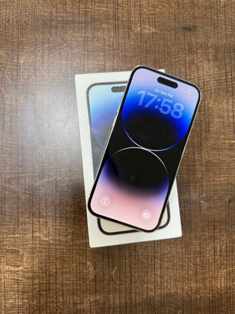 İPHONE 14 PRO 128 GB HATASIZ YURTİÇİ PİL 93 DEĞİŞENSİZ FATURALI - 5