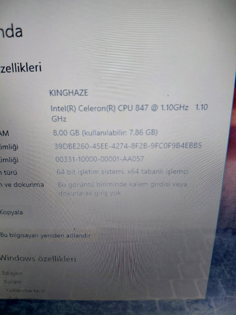 KIRMIZI RENK CASPER 13.3 İNÇ SSDLİ UYGUN FİYATTAN İLANDA! - 5