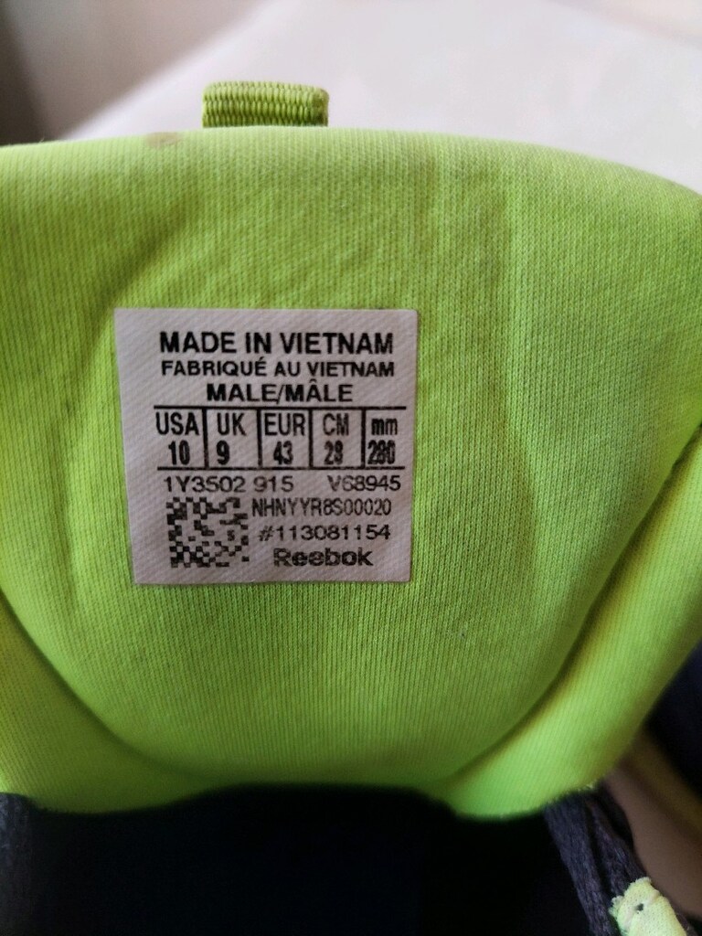 Reebok erkek spor ayakkabı (tamir gördü) - 6