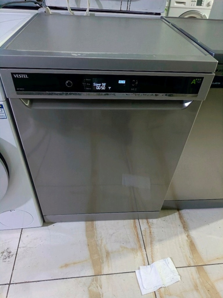 7.500 TL Etkin Vestel inox 10 programlı 3 sepetli çok temiz bulaşık ma - 9