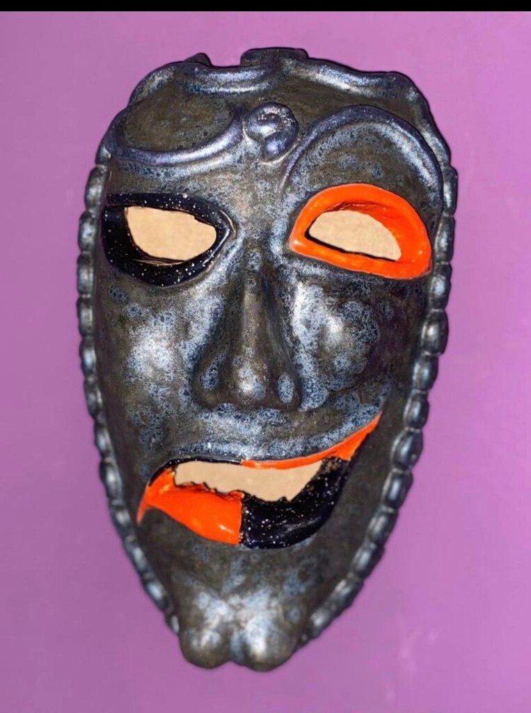 Art Maya seramik mask - 3