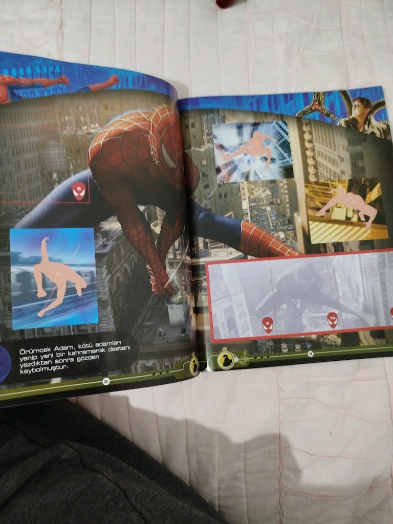 Örümcek Adam, Spiderman, Figür, Kitap ve Poster Seti, 11 parça - 14