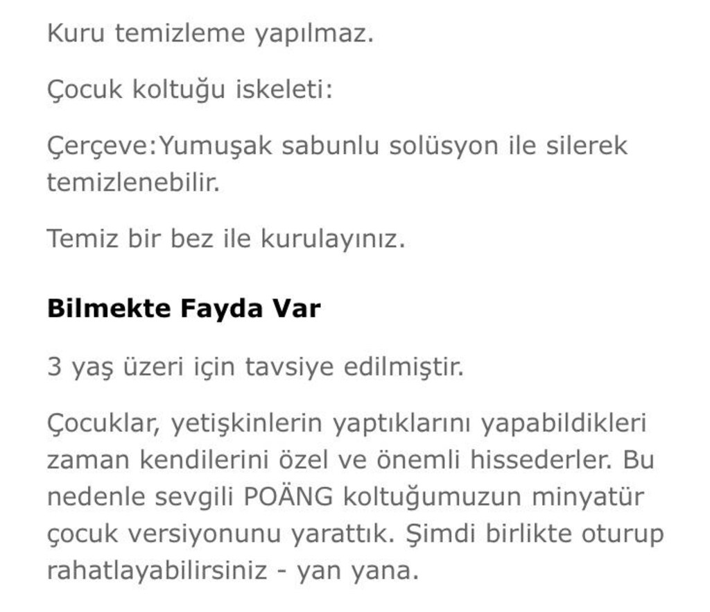ikea çocuk koltuğu - 9