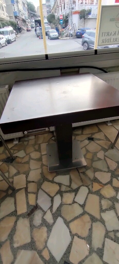 cafe restoran lokanta ahşap masa metal ayaklı - 2