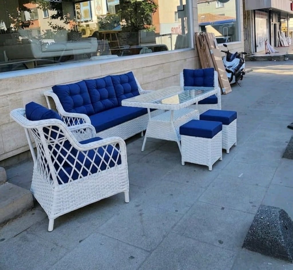 rattan mobilya, bahçe mobilyaları, teras mobilyası, balkon takımi - 2