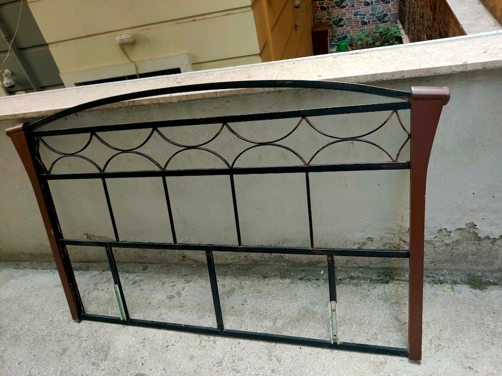 baza yatak başlığı metal otantik, çift kişilik yatak için