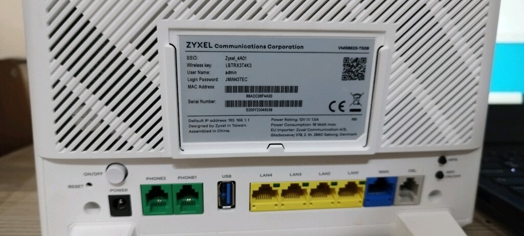 Sıfor Zyxel VMG3625-T50B 1200 mpbs dual band VDSL modem - 3