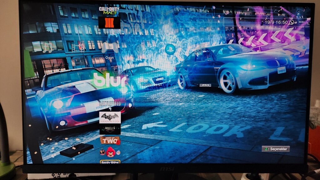 PS3 Slim 500 GB, 43 Popüler Oyunlu, Çift Kollu Sorunsuz Tertemiz - 9