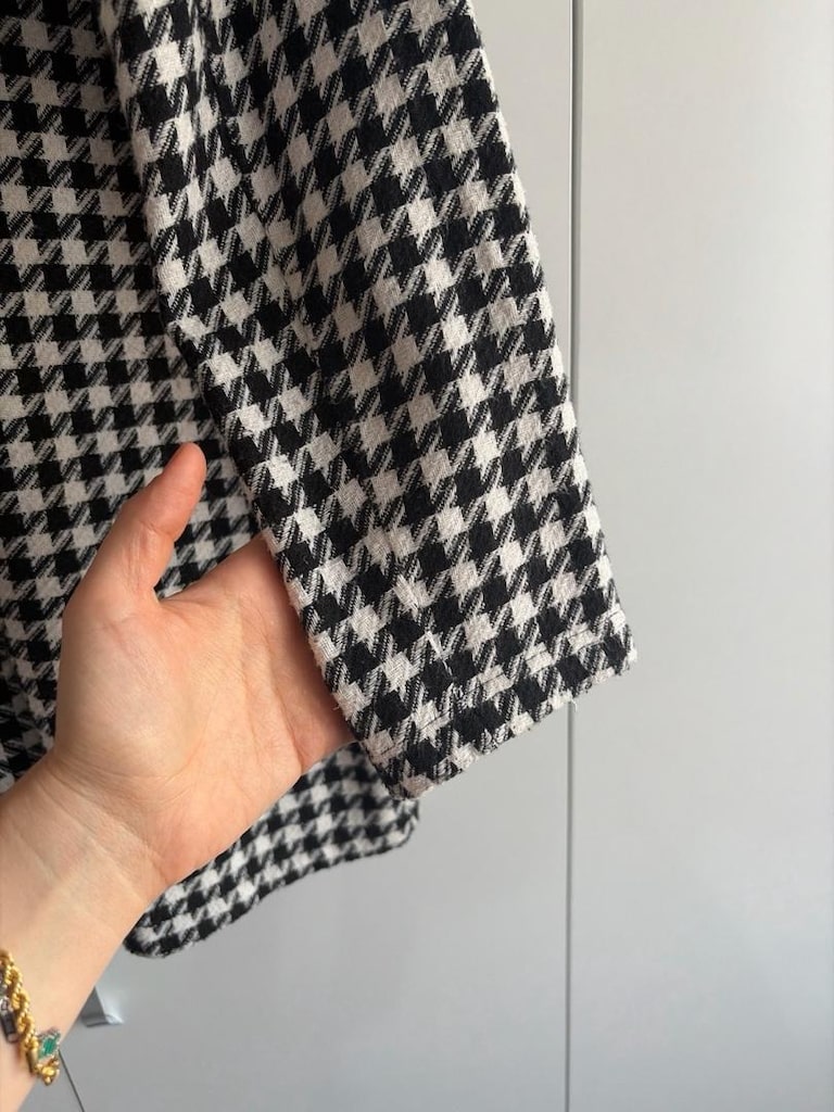 Ekose blazer ceket - 4