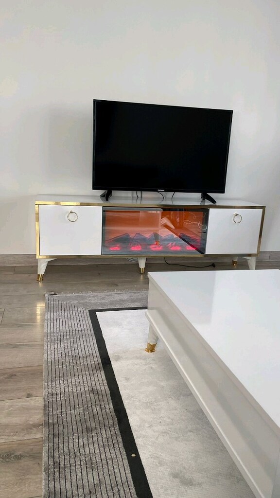 elektrikli duvar ünitesi elektrikli şömine - 2
