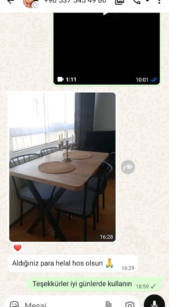 Uygun fiyat x ayak masa sandalye takımı modelleri - 2