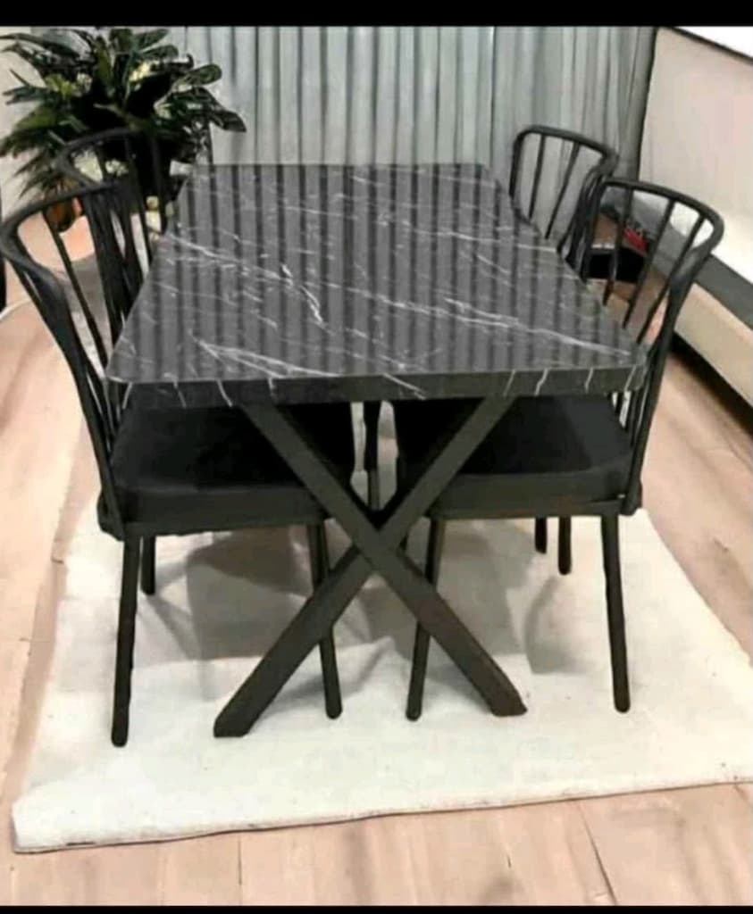 YEMEK MASASI ŞIK MUTFAK MASASI MODERN TASARIM - 12