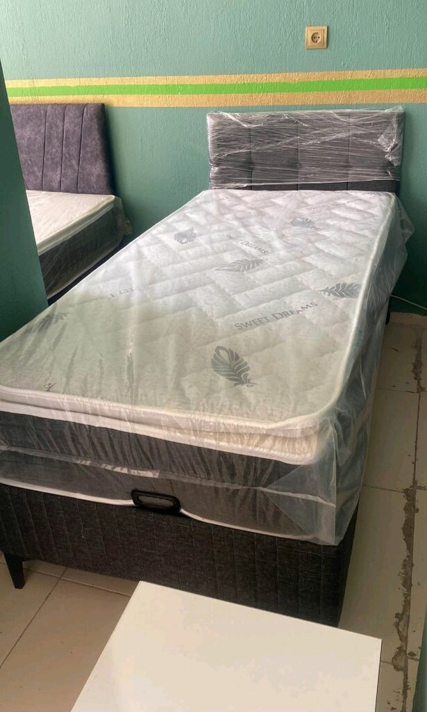 Sıfır 3 Kapılı Bohem Dolap + Tek Kişilik Baza + Yatak + Başlık - 7