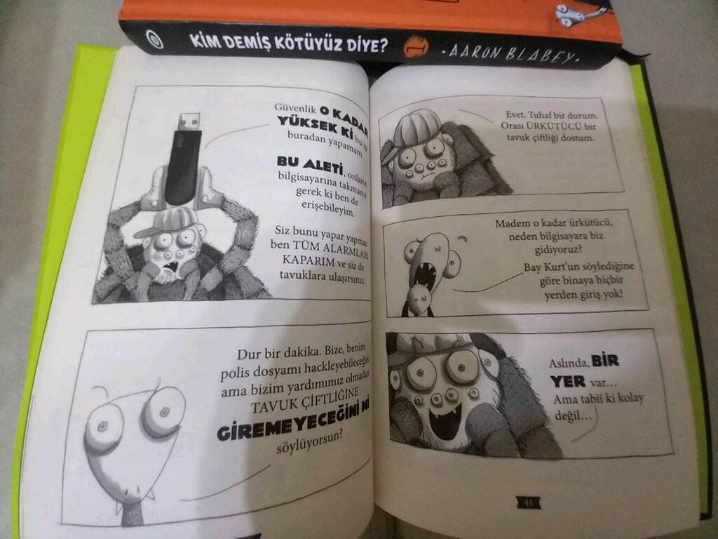 KİM DEMİŞ KÖTÜYÜZ DİYE? çizgi roman - 2